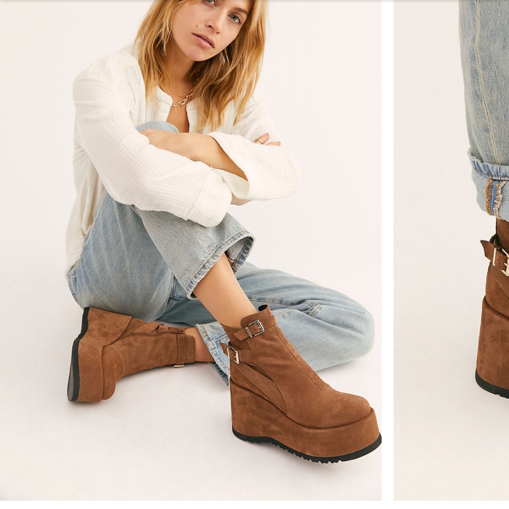 🤎BRAND NEW FREE PEOPLE SABRINA PLATFORMS🤎